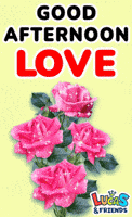 Good Afternoon Flowers GIF by Lucas and Friends by RV AppStudios