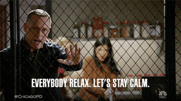 Stay Calm Hold On GIF by One Chicago