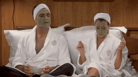 Relax Face Mask GIF by CBS