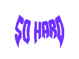 SO HARD. Sticker