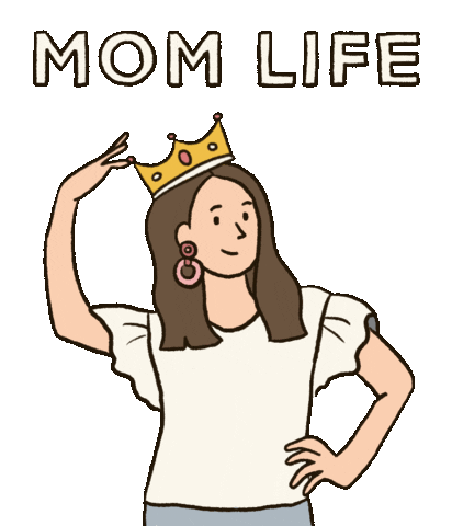 Queen Mom Sticker by HelloAdamsFamily