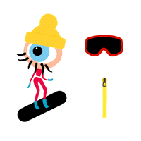 Winter Sports Sunglasses GIF by Stichting Melanoom