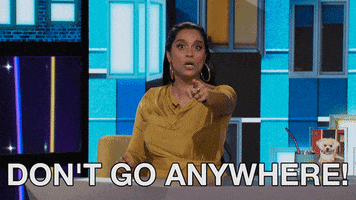 Stay Here Hey You GIF by A Little Late With Lilly Singh