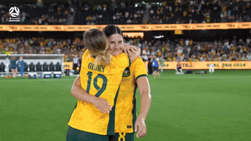 Katrina Gorry Hug GIF by Football Australia