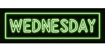 Neon Wednesday Sticker by AllWriteByMe