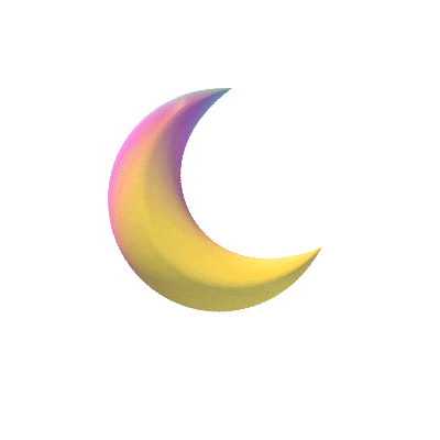 Moon Sticker by HUisHU