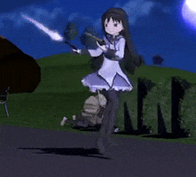 anime dance guns anime girls shake it