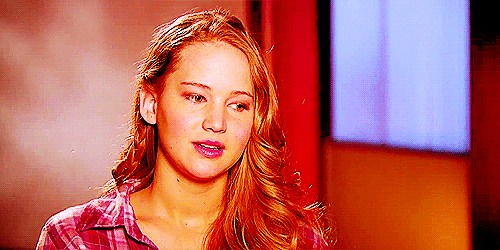 bored jennifer lawrence GIF