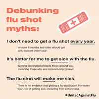 Sick Flu Shot GIF by American Hospital Association