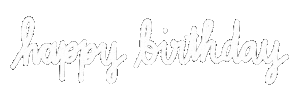 Happy Birthday Sticker