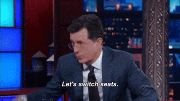 stephen colbert news GIF by NowThis 