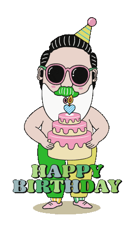 Happy Birthday Sticker