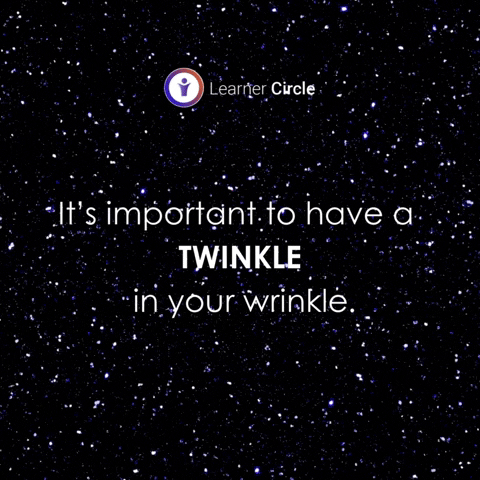 Quotes Twinkle GIF by Learner Circle