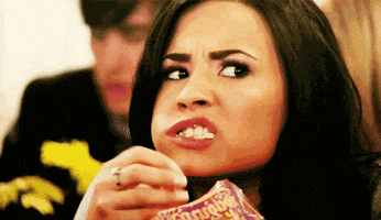 Demi Lovato Popcorn GIF