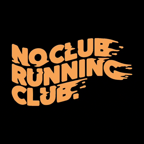 No Club Running Club GIF