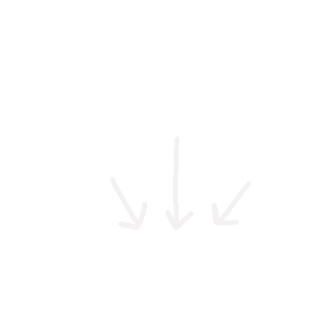 White Arrows Arrow Sticker