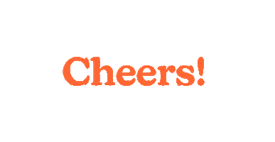 Cheers Celebrating Sticker by Cocktail Courier