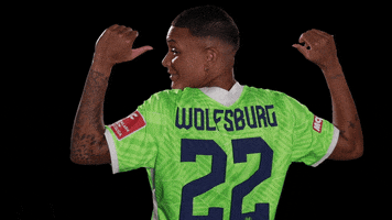 Look At Me Reaction GIF by VfL Wolfsburg