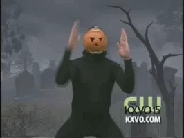 jack o lantern dancing GIF