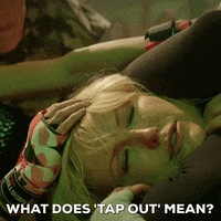 Tap Out Malin Akerman GIF by Chick Fight