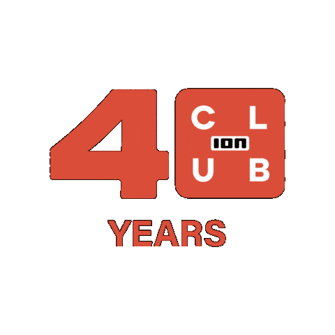 Ion Club 40 Years Sticker by ION CLUB