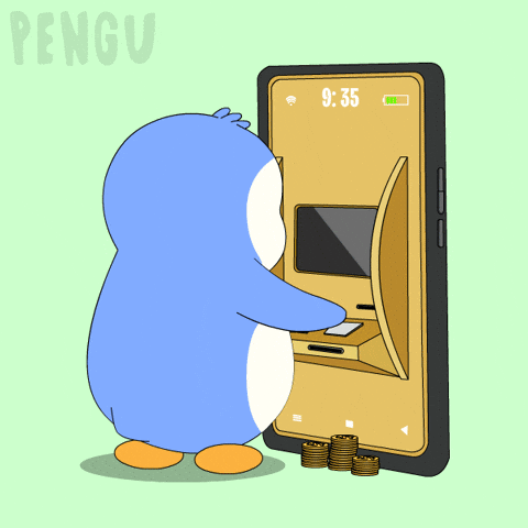 Happy Money GIF by Pudgy Penguins