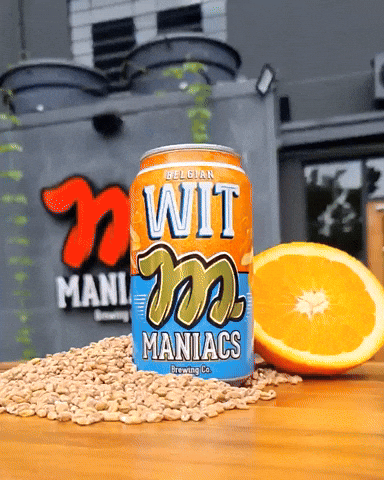 Orange Wit GIF by Maniacs Brew