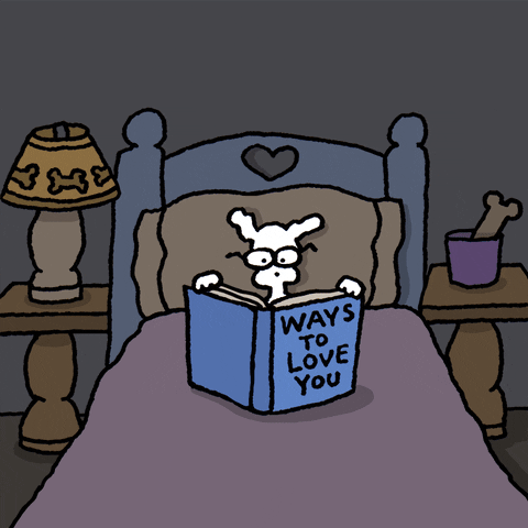 Sweet Dreams Books GIF by Chippy the Dog