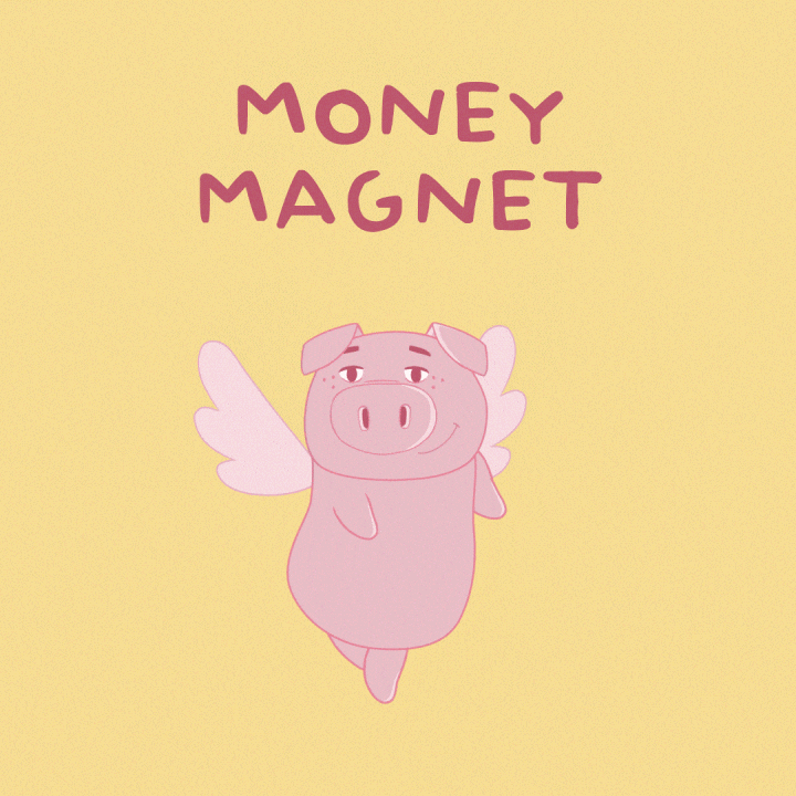 Pay Day Money GIF by PositivelyPigasus