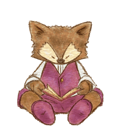 Wolf Read Sticker