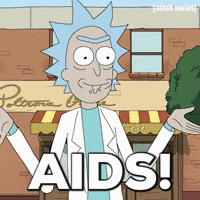 Season 2 Aids GIF by Rick and Morty