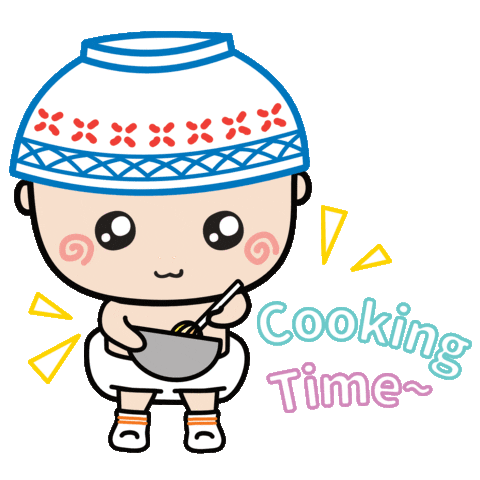 Food Cooking Sticker by ricebowlhead