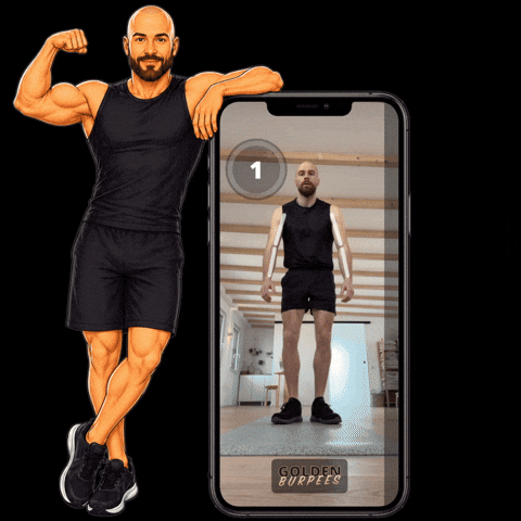 Respect Burpees GIF by GOLDEN Sports-Apps