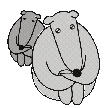 Borzoi Sticker