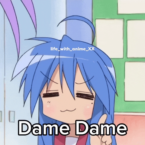 Lucky Star Dame GIF