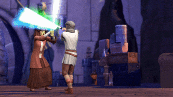 Winning Star Wars GIF by The Sims