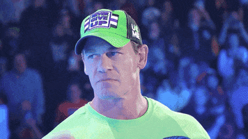 John Cena Reaction GIF by WWE