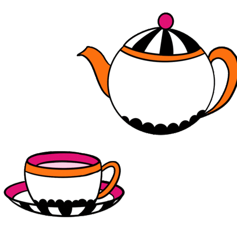 Tea Time Pride Sticker by KIKOKO