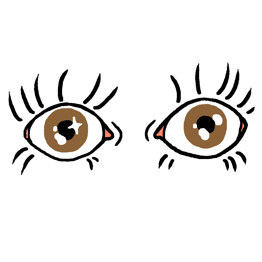 Eyes Eyeroll Sticker by Bridget M