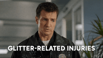 Nathan Fillion Glitter GIF by ABC Network