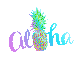 Hawaii Pineapple Sticker