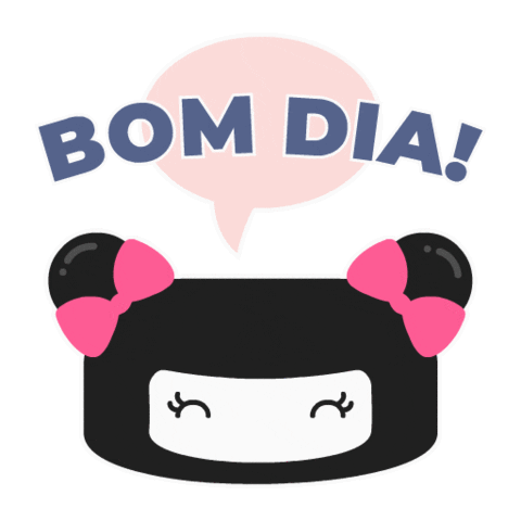 Bom Dia Ninja Sticker by Lacinjas