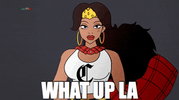 Los Angeles Animation GIF by Super Chola ™