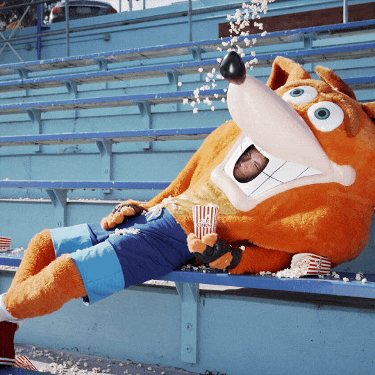 Tired Mascot GIF by Crash Bandicoot