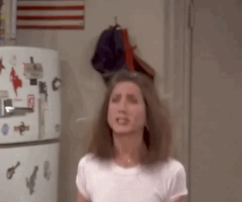 user selected gif to show the mood of excited