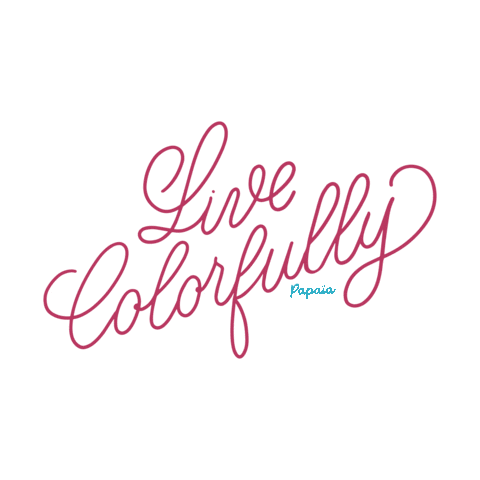 Partywithpapaia Live Colofully Papaia Sticker by Papaia Store