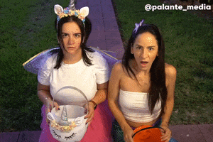 Scared Trick Or Treat GIF by Martha of Miami
