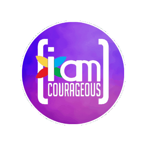 I Am Courageous Sticker
