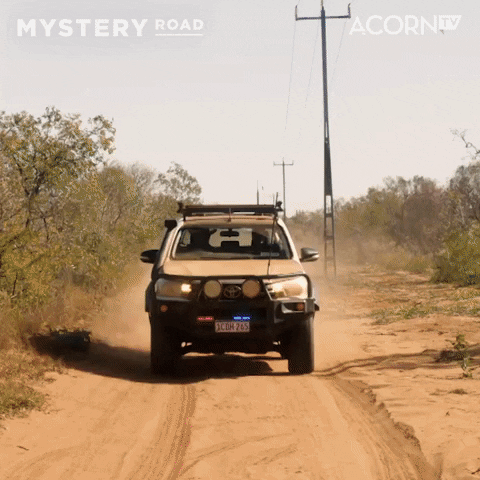 Driving Mystery Road GIF by Acorn TV Latin America