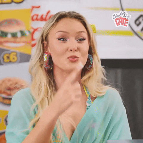 Zara Larsson Mouth GIF by Chicken Shop Date